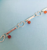 Linked By Love Personalised Silver Bracelet