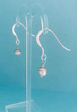 Sale - Tiny Pearl acorn drop earrings was £58