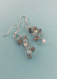 Labradorite Crochet Drop Earrings