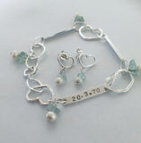 Linked By Love Personalised Silver Bracelet