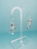 Labradorite Crochet Drop Earrings
