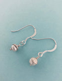 Sale - Tiny Pearl acorn drop earrings was £58