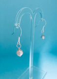 Sale - Tiny Pearl acorn drop earrings was £58