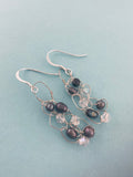 Pearl Crochet Drop Earrings