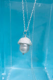 Pearl Acorn Necklace