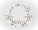 Silver Flower Bracelet