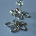 Silver Flower Stud Earrings