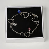 Linked By Love Personalised Silver Bracelet