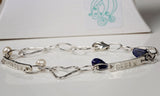 Linked By Love Personalised Silver Bracelet