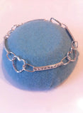 Linked By Love Personalised Silver Bracelet
