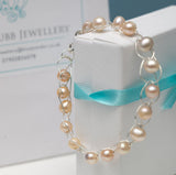 Pearl Crochet Bracelet (Single Row)