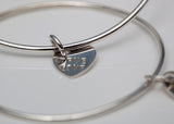 Personalised Silver Bangle